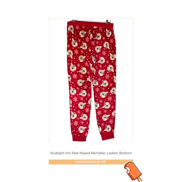 Rudolph the Red-Nosed Reindeer Ladies' Bottom - Picture 2 of 2